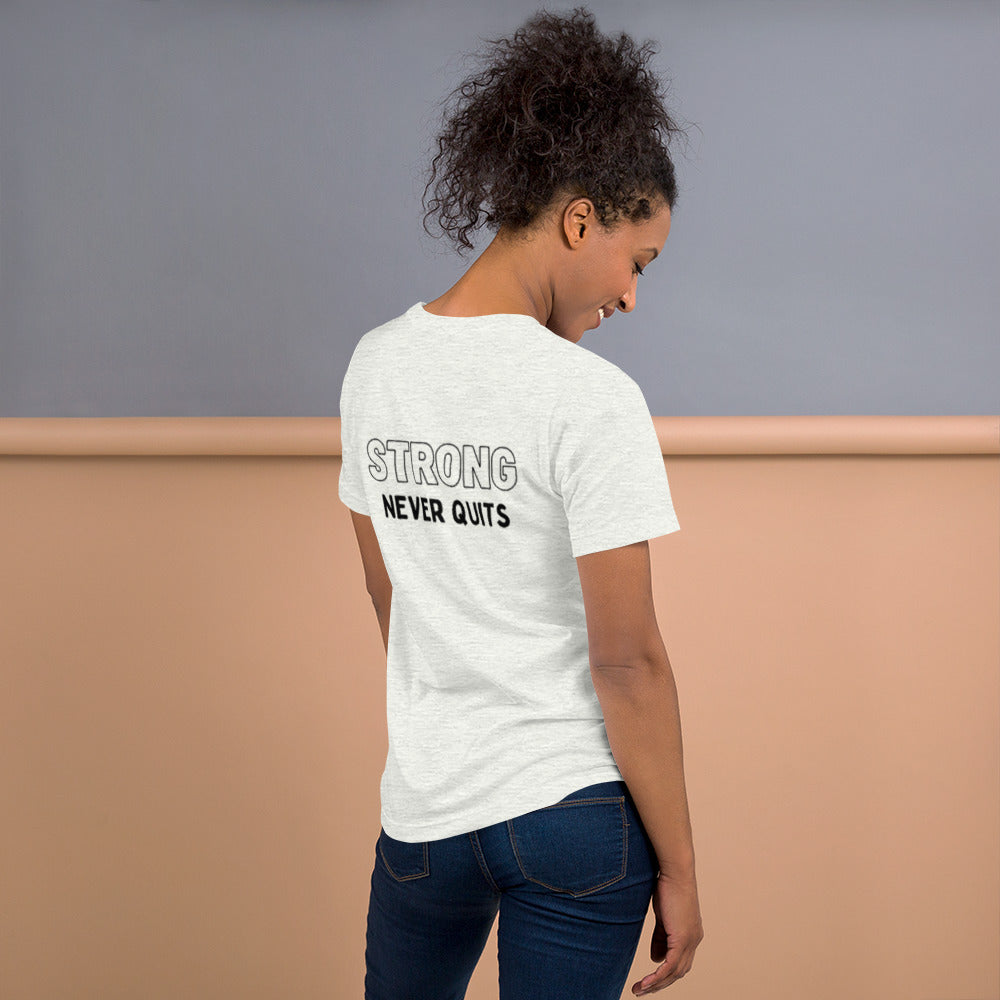 LFF Personal Training "STRONG NEVER QUITS" Unisex t-shirt