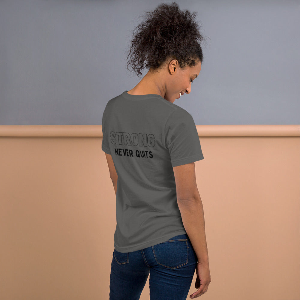 LFF Personal Training "STRONG NEVER QUITS" Unisex t-shirt