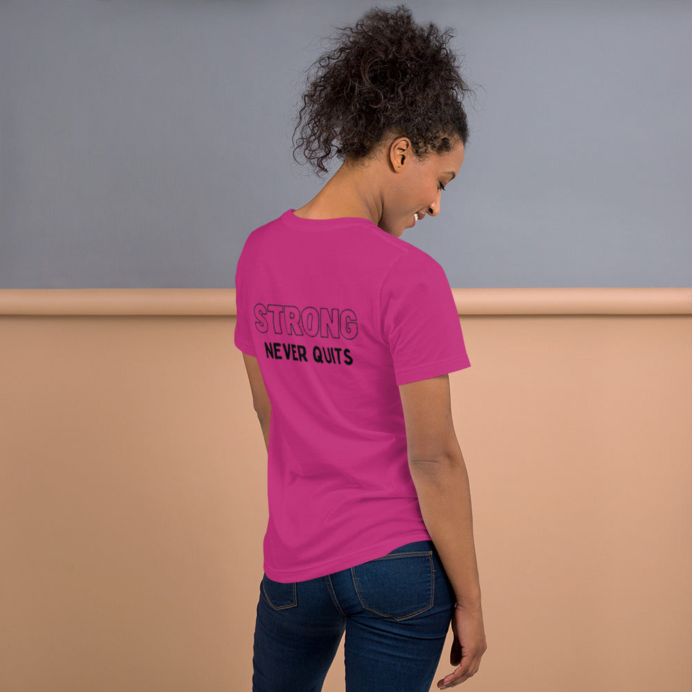 LFF Personal Training "STRONG NEVER QUITS" Unisex t-shirt