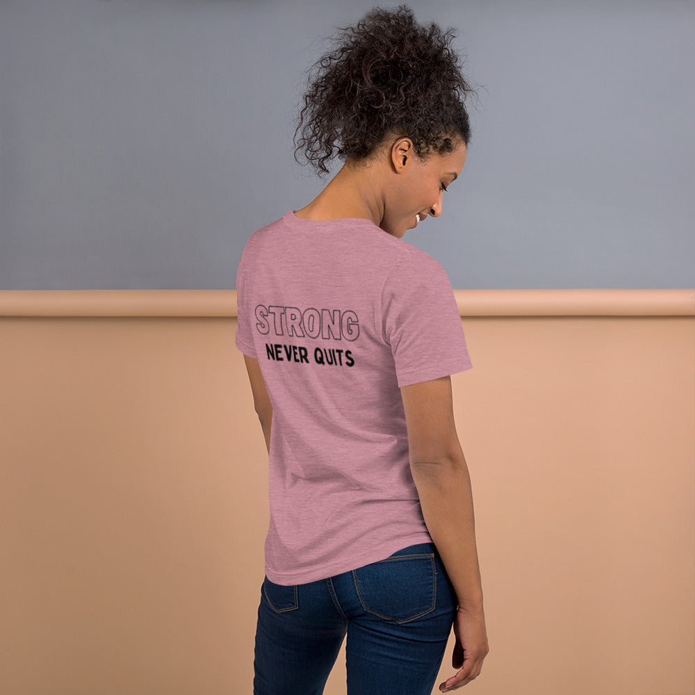 LFF Personal Training "STRONG NEVER QUITS" Unisex t-shirt