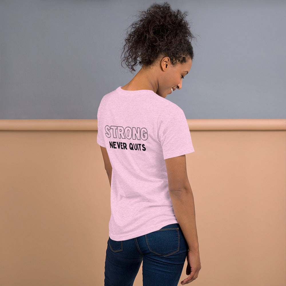 LFF Personal Training "STRONG NEVER QUITS" Unisex t-shirt