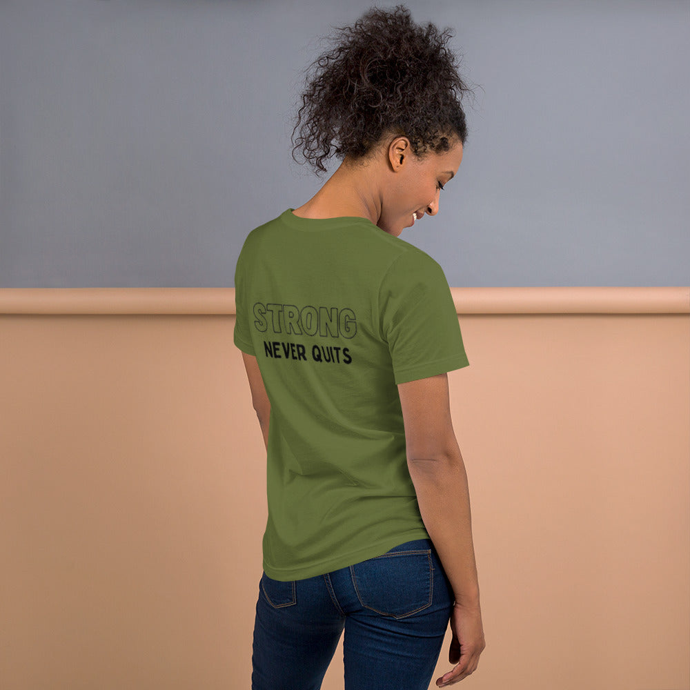 LFF Personal Training "STRONG NEVER QUITS" Unisex t-shirt
