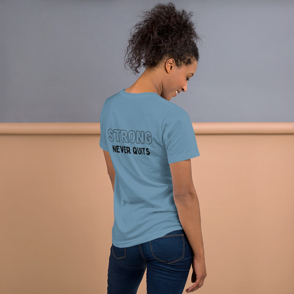 LFF Personal Training "STRONG NEVER QUITS" Unisex t-shirt