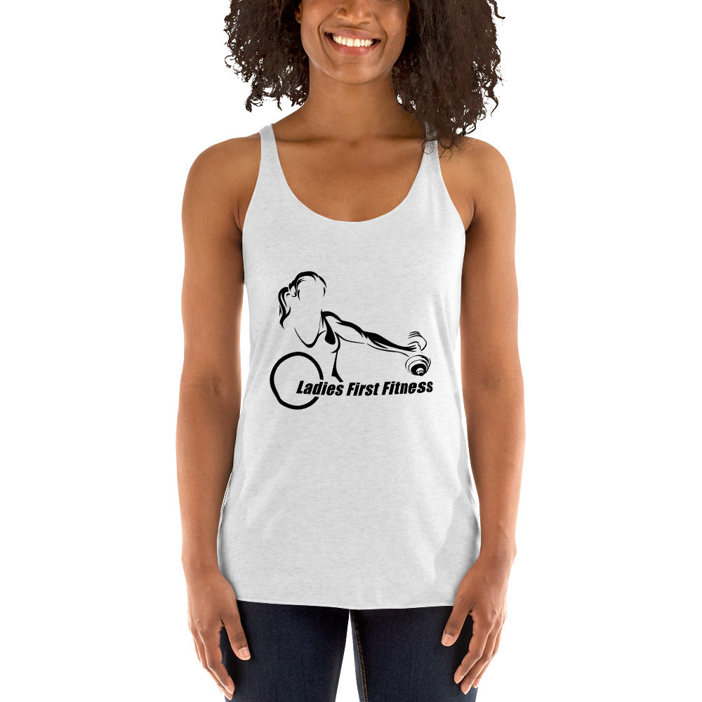 LFF "BEAT YESTERDAY" Women's Racerback Tank