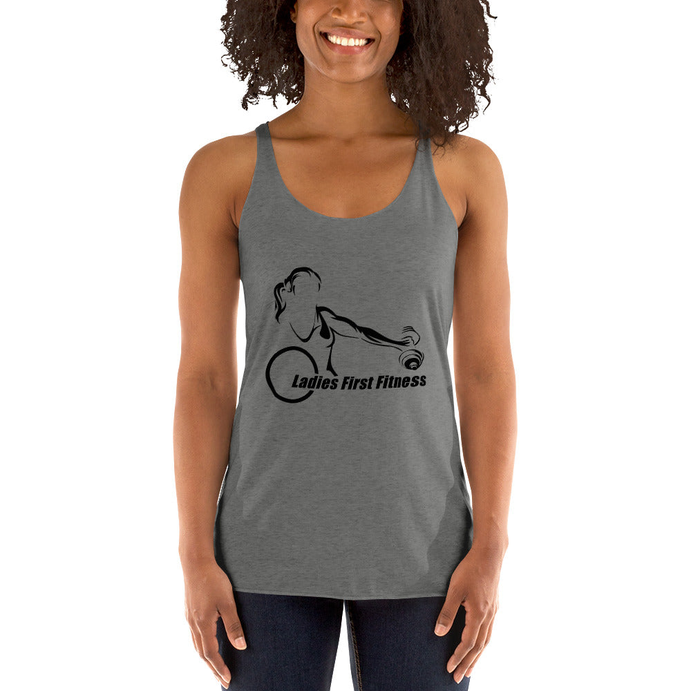LFF "BEAT YESTERDAY" Women's Racerback Tank
